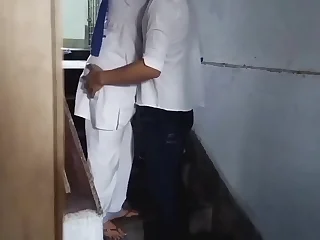 Viral college girl, college girl was fucked by her boyfriend inside college